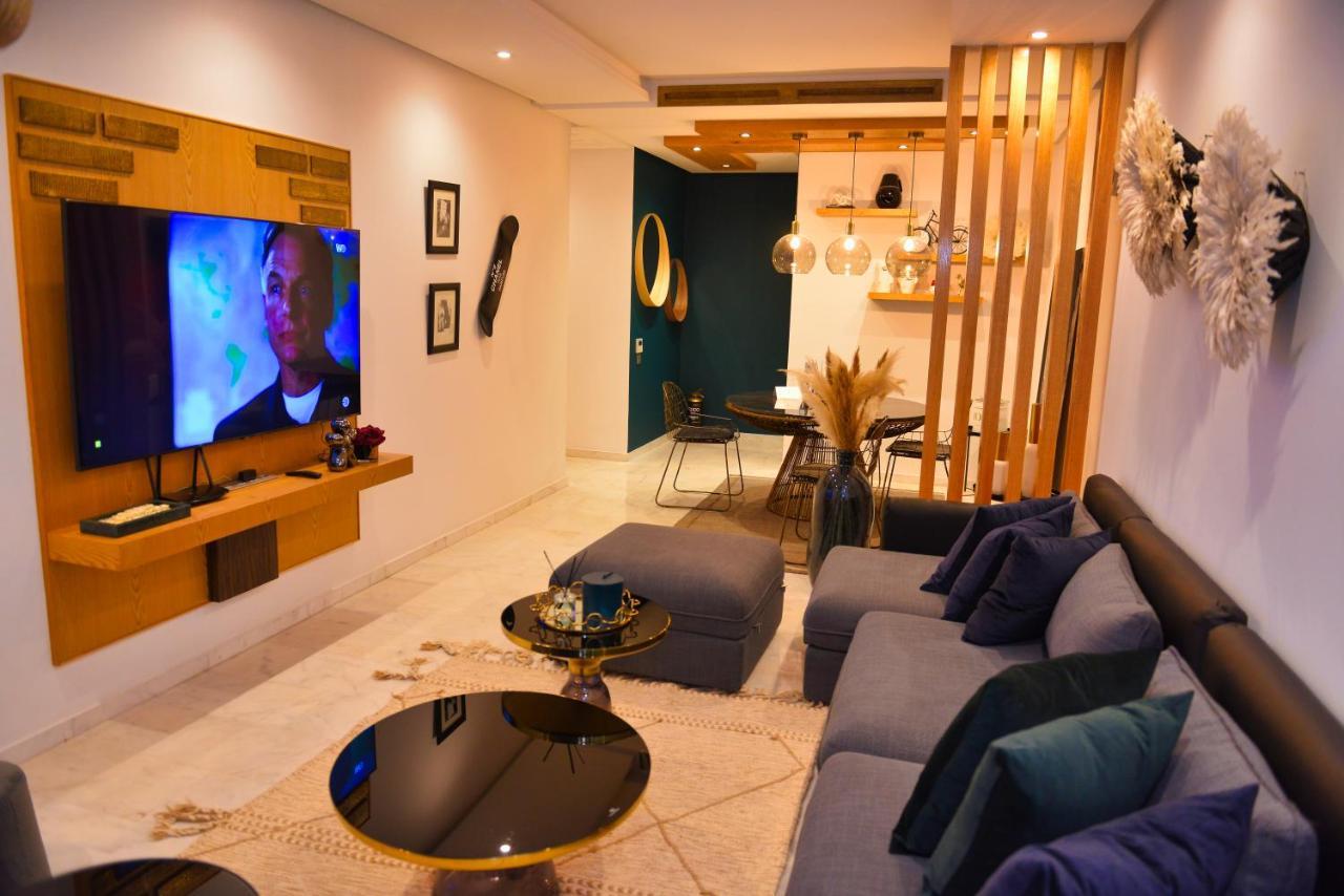 Appartement de prestige climatisé à l'hivernage 400m de la Gare Marrakesh Extérieur photo