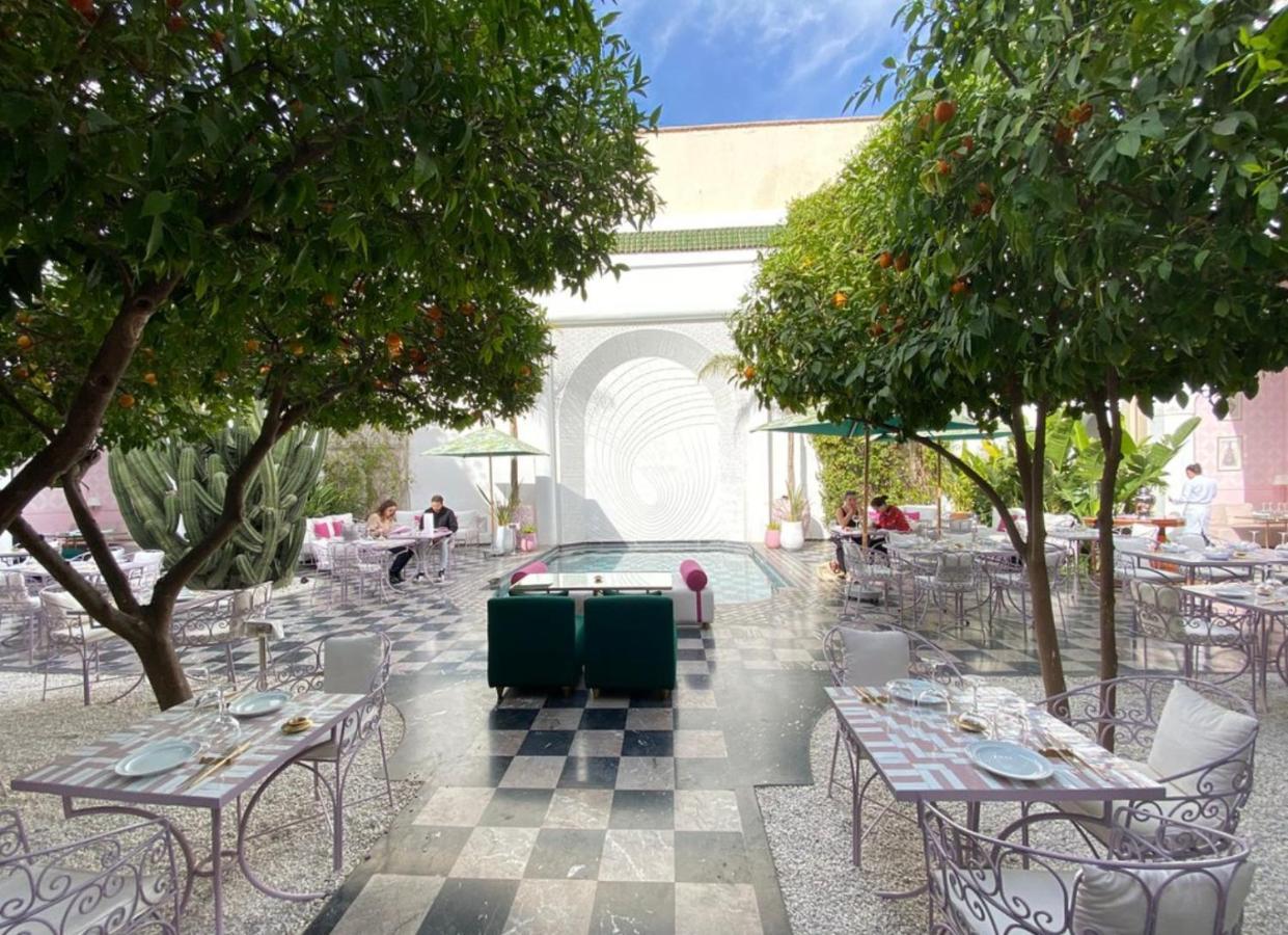 Appartement de prestige climatisé à l'hivernage 400m de la Gare Marrakesh Extérieur photo