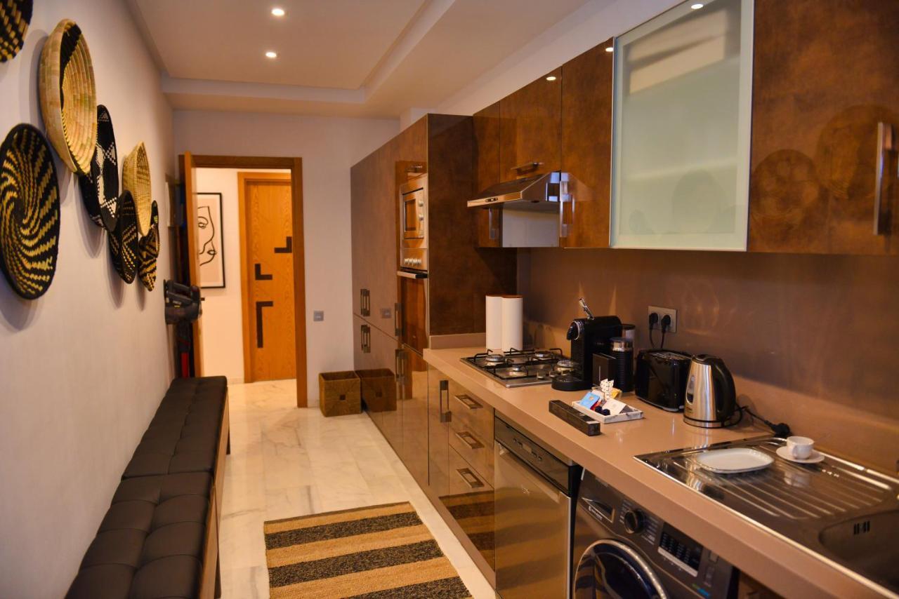 Appartement de prestige climatisé à l'hivernage 400m de la Gare Marrakesh Extérieur photo