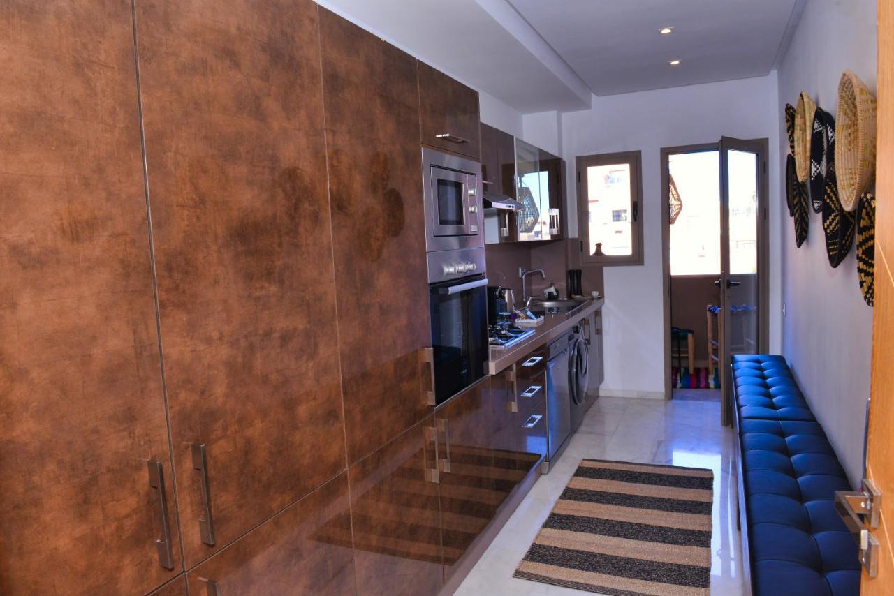 Appartement de prestige climatisé à l'hivernage 400m de la Gare Marrakesh Extérieur photo