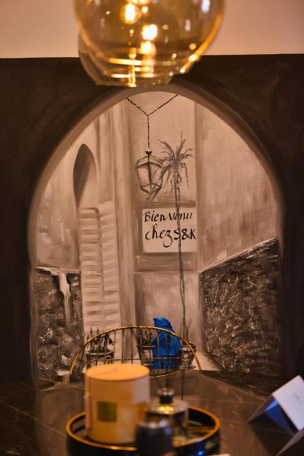 Appartement de prestige climatisé à l'hivernage 400m de la Gare Marrakesh Extérieur photo