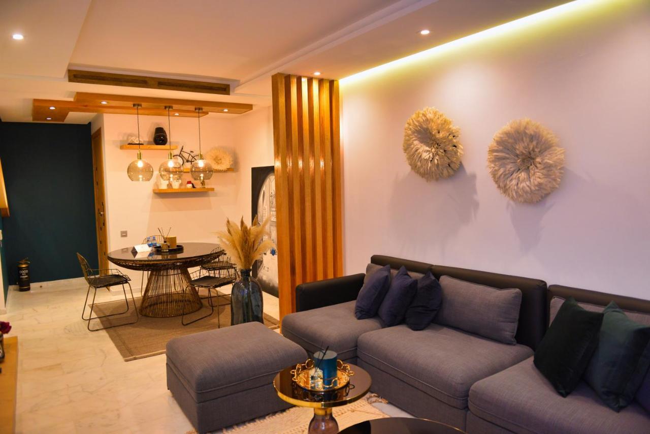 Appartement de prestige climatisé à l'hivernage 400m de la Gare Marrakesh Extérieur photo